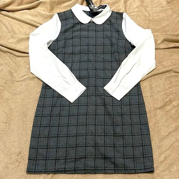 NWT- Allegra K- S. Mix Media Dress - Picture 1 of 7